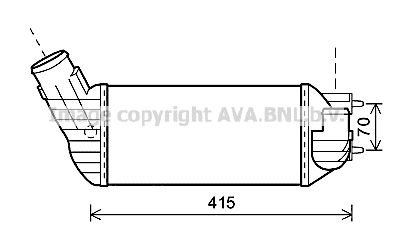 AVA QUALITY COOLING Välijäähdytin PE4360